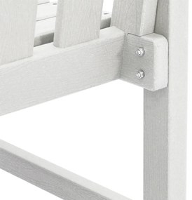 kerti pad fehér 120 cm HDPE