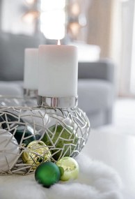 Adventi koszorú Milano (ø 28 cm), rozsdamentes acél - EDZARD