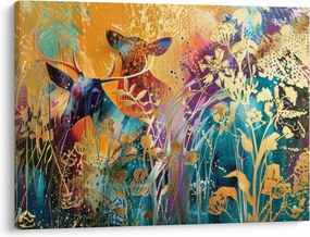 Kép - Absztrakt festmény a természetről (70x50 cm)