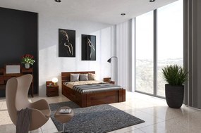 Franciaágy 160 cm Tosen High Drawers (Fenyő). Akció -28%. 800208