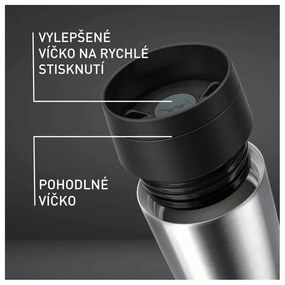 Ezüstszínű utazóbögre 360 ml – Tefal