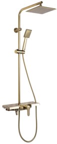 Zuhanyszett Rea Bravo Brush Gold