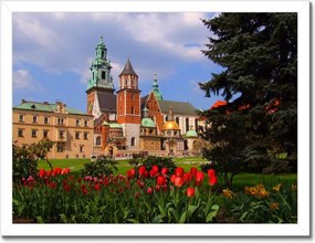 Poszterek keretben 40x30 Krakkó Wawel Műemlékek