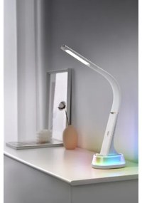 Immax 08974L - CORELLA LED RGB asztali lámpa, 7W, 12 cm, fehér, dimmelhető