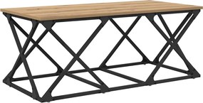 vidaXL Dohányzóasztal Artisan tölgy 100 x 49 x 40 cm Faanyag