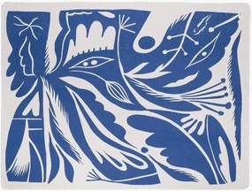 Kék takaró 165x200 cm Lino – noo.ma