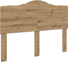 vidaXL Fejtámla Artisan tölgy 150 cm Faanyag