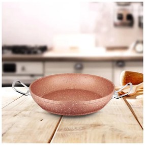 Classic rózsaszín alumínium serpenyő, ø 22 cm - Güral Porselen