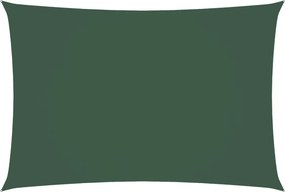 vidaXL sötétzöld téglalap alakú oxford-szövet napvitorla 2,5 x 4,5 m