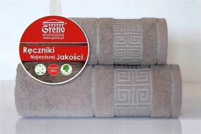 Törölköző Greno Matteo cappuccino pamut puha nedvszívó gyorsan száradó