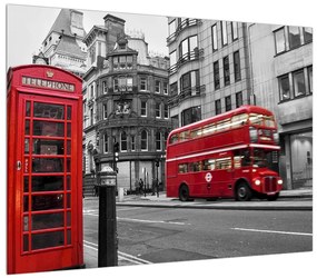 Londoni telefonfülke képe (70x50 cm)