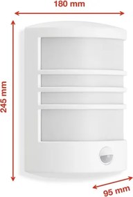 Telefunken 315506TF-LED Kültéri fali lámpa érzékelővel LED/12W/230V IP44