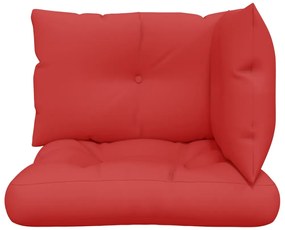 3 db piros szövet raklappárna