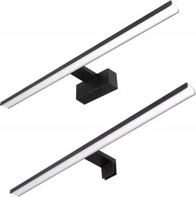 Fürdőszobai Lámpa Fali Lámpa Fekete Led 12W 50cm Tükör Feletti Fali Szekrény