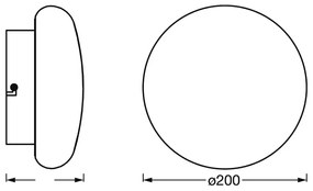Ledvance-LED Dimmelhető fürdőszobai lámpa SMART+ AQUA LED/12W/230V IP44 Wi-Fi