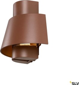 SLV 1007581 PHOTONI Modern Kültéri Fali Lámpa Rozsdás E27 IP55