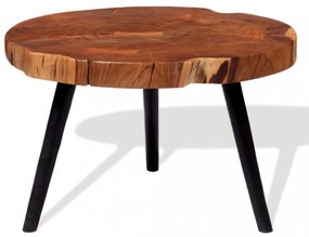 Tömör akácfa rönk dohányzóasztal (55-60) x 40 cm