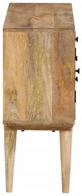 tömör mangófa tálalószekrény 110 x 30 x 70 cm