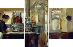 Kép - Style of Edouard Manet, Bon Bock Cafe, reprodukciók (90x60 cm)