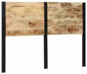tömör fa mangó és vas fejtámla 140 cm
