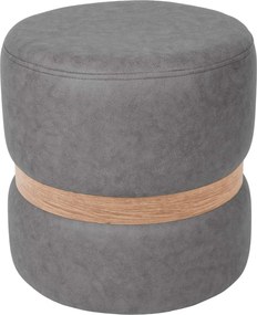Ring puff - tölgy gyűrű - M609 - világosszürke szövet R