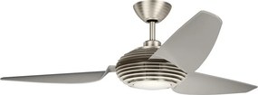 KICHLER KLF-VOYA-60-BS VOYA Ventilátoros lámpa Ezüst, Pezsgő LED IP20