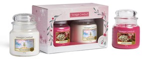 Yankee Candle Karácsonyi ajándék szett 2 közepesméretű Classic gyertya