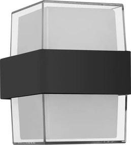 Italux Modern Kültéri fali lámpa Marti Fekete ITXOWL-4682-3K IP54