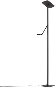 Modern Floor Lamp Black incl. Dimmable LED - Divana