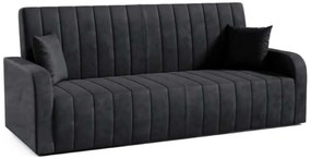 Bora 3-as kanapé, fekete