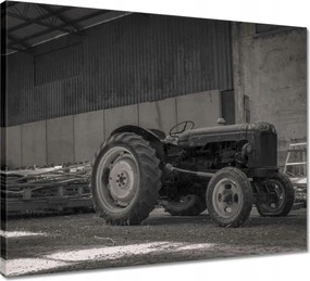 Vászonkép 50x40 Antik régi traktor