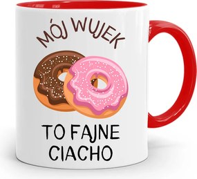 Piros Bögre Bácsinak A Bácsi Egy Vagány Süti, fényképes nyomattal