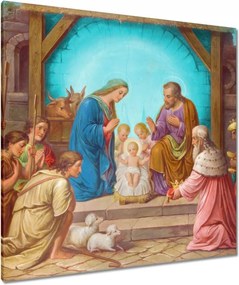 Vászonkép 90x90 Betlehemi jászol