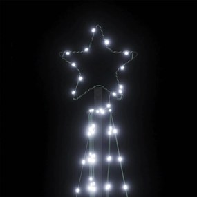 hideg fehér LED karácsonyfa 339 LED 182 cm