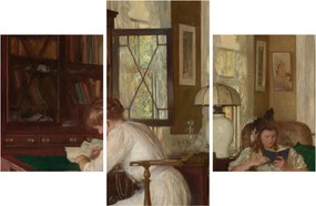 Kép - Edmund Tarbell, Josephine and Mercie, reprodukciók (90x60 cm)