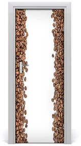 Poszter tapéta ajtóra Kávébab 75x205 cm