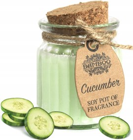 Illatgyertya Szójagyertya Uborka Üvegben