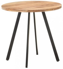 tömör akácfa étkezőasztal 80 cm