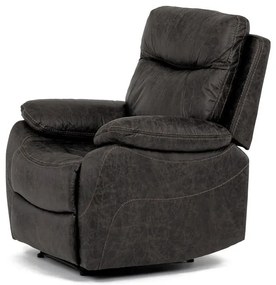 Barna Vintage Szövet Elektromos Vezeték Nélküli Relax Fotel. TV-4094 COF3