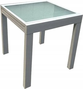 Összecsukható kerti asztal Garden Pleasure Alumínium 305259 szürke