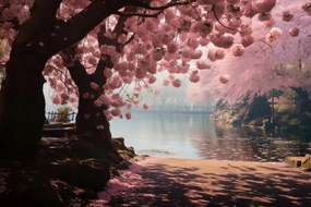 Poszter 45x30cm Sakura nyugalom