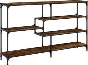 vidaXL füstös tölgy színű szerelt fa tálalóasztal 160x32x95 cm