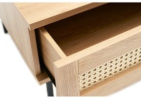 Natúr színű dohányzóasztal 60x110 cm Pensacola – Unique Furniture