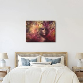 Üveg kép - Fantasy nő (70x50 cm)