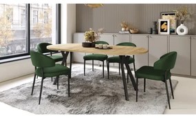 Bővíthető étkezőasztal ARTUR craft tölgy/fekete