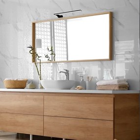 LED fürdőszobai fali lámpatest SHINE LED/11W/230V 45 cm IP44 fekete