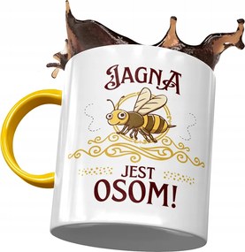 Sárga Bögre Bárány Feleség Barátnőjének Ajándék Nyomtatott Fotóval