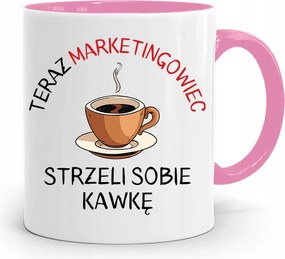 Marketingeseknek Marketing Bögre Rózsaszín Ajándék fényképes nyomtatással