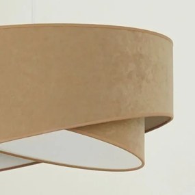 Brilagi - LED Csillár zsinóron LYRA 1xE27/15W/230V barna/fehér