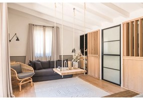 Fehér mosható kézi szövésű pamut szőnyeg 140x200 cm Tribu Natural – Lorena Canals